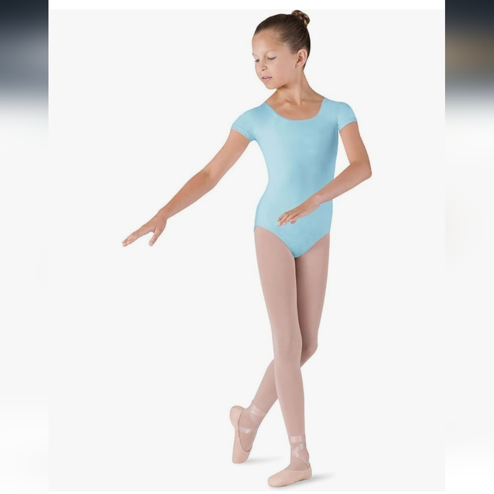 Girls Bloch cap sleeve leotard